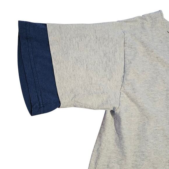 Disney Vintage Mickey & Friends Button Up Gray‎ Baseball Jersey Shirt Medium ? - Picture 3 of 11